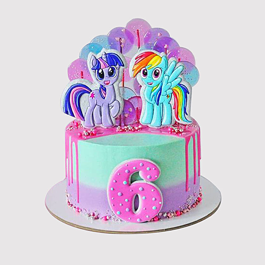Rainbow Dash and Twilight Sparkle Cake
