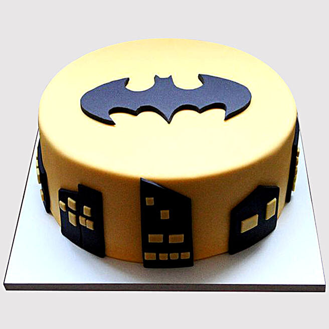 Batman Logo Cake uae | Gift Batman Logo Cake- FNP