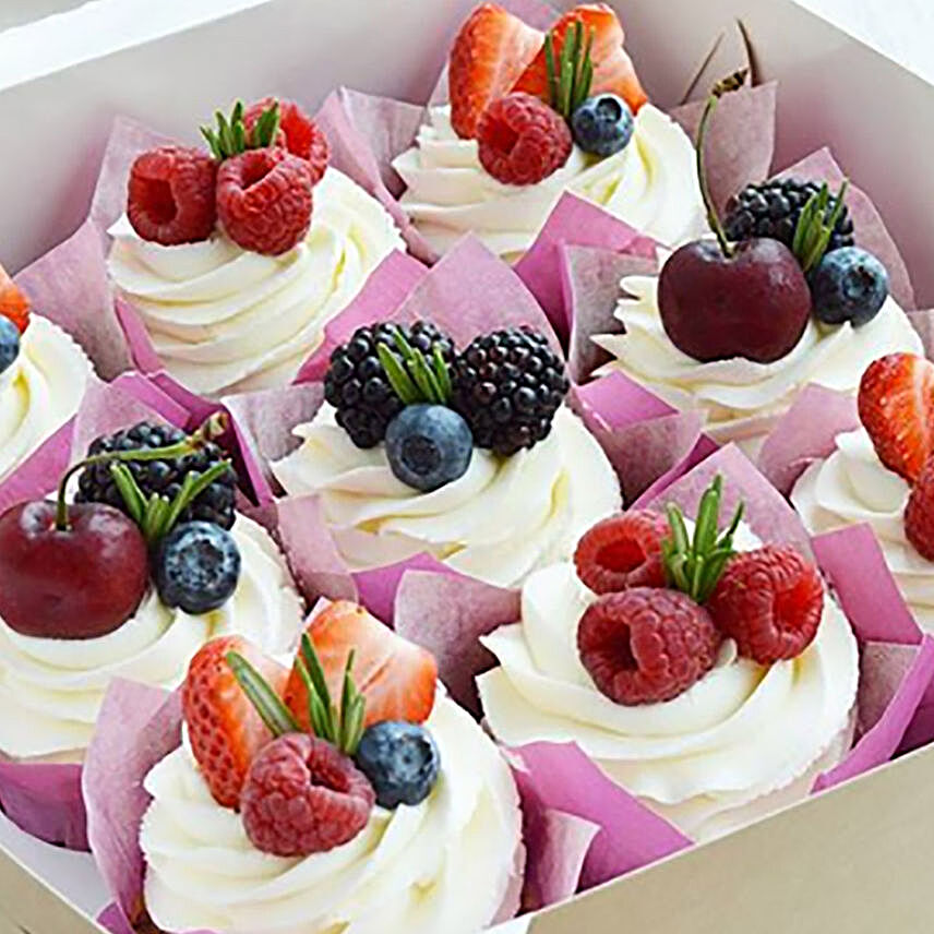 Vanilla Cupcakes:Same Day Gift Delivery in UAE