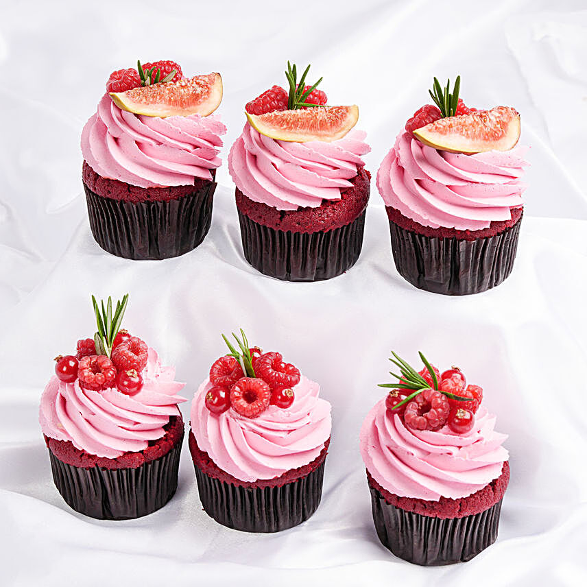Red Velvet Cupcakes:Same Day Gift Delivery in UAE