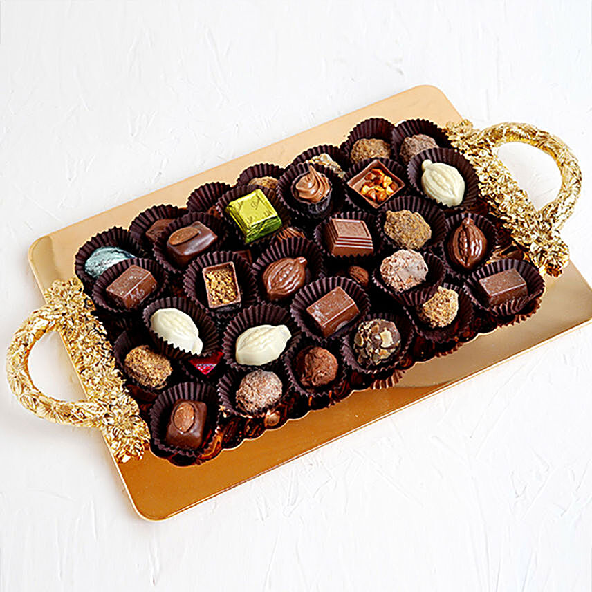 Mixed Belgium Chocolate 1KG in Tray
