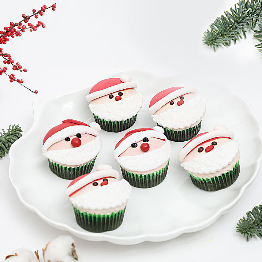 Santa Cupcakes:Same Day Gifts to UAE