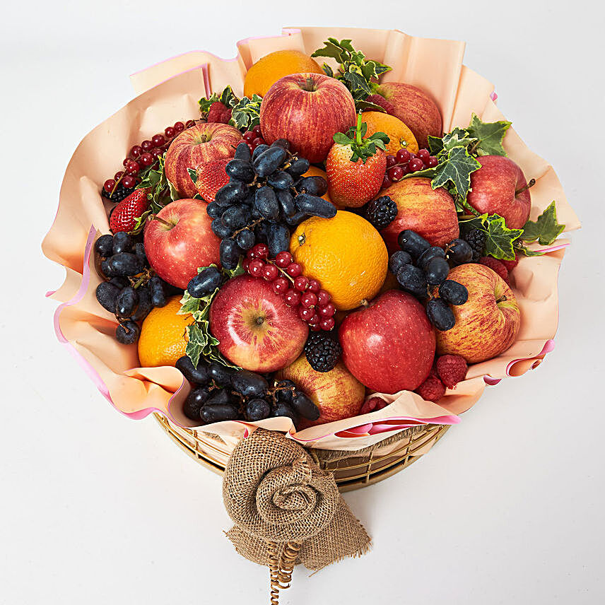 Mix Fruits Special Fruit Basket:Fruit Basket Delivery UAE