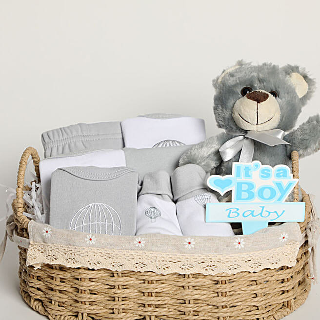 Cute Baby Boy Hamper uae Gift Cute Baby Boy Hamper- FNP