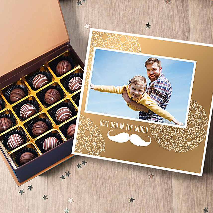 Personalised Chocolated Box For Dad