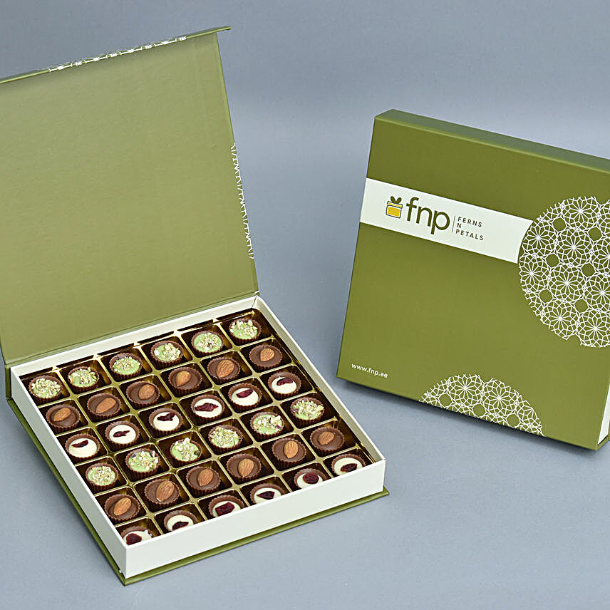 Flavoured Chocolate Cups Large Box:Rakhi Gifts for Sister in UAE