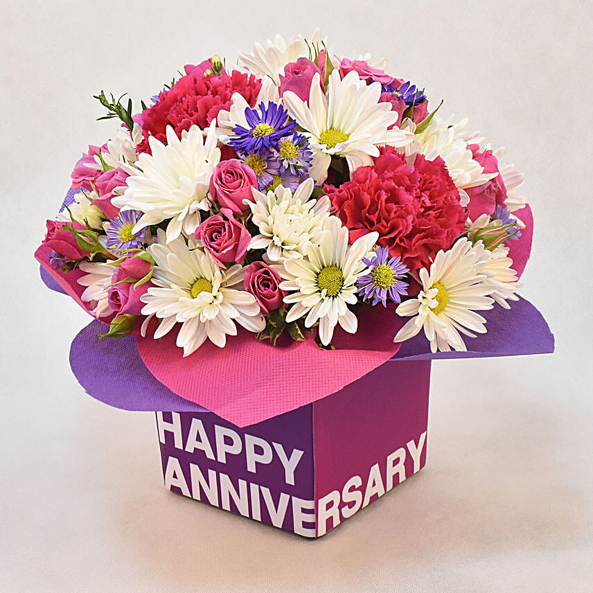 Anniversary shop flower bouquet