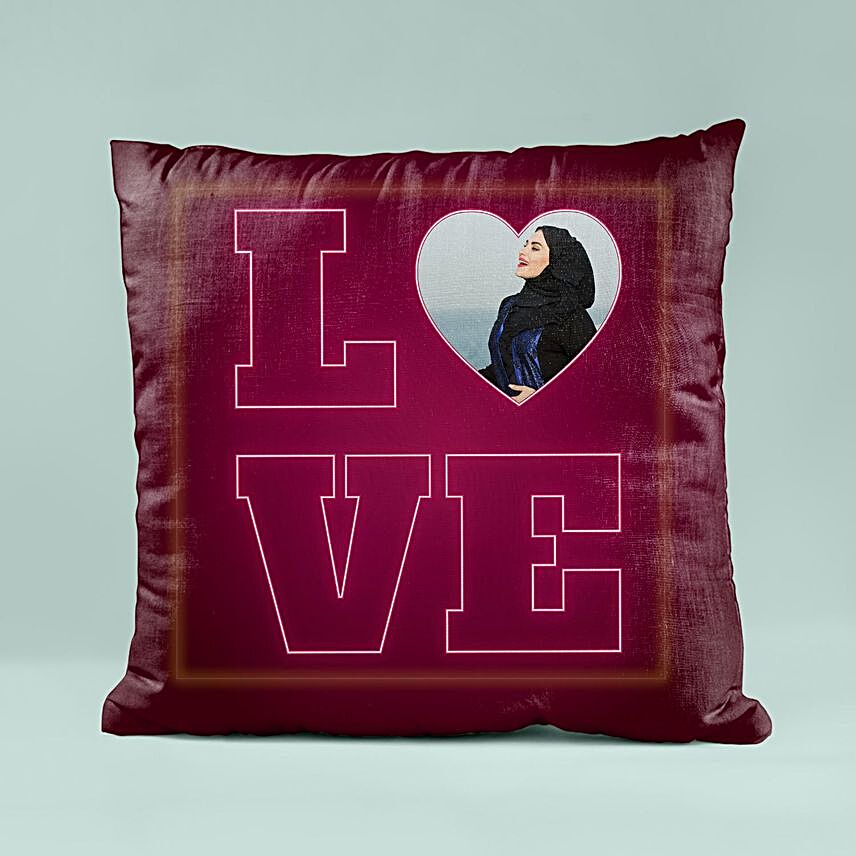 Love Personalised LED Cushion