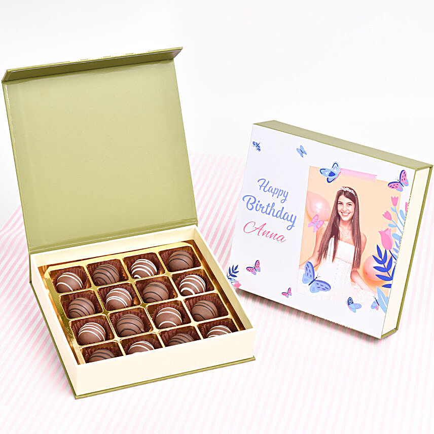 Personalised Chocolate Truffle Box