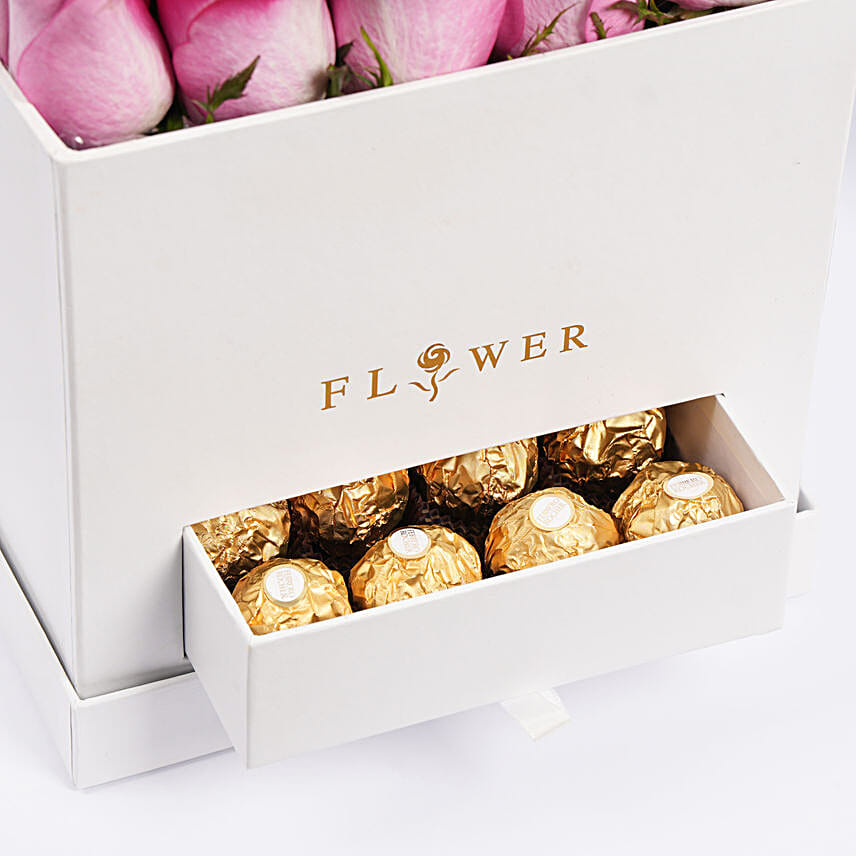 Hues Of Purple and Chocolates:Send Flowers to UAE