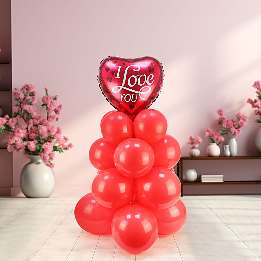Love Balloons Stand:Chocolate Day Gifts to UAE