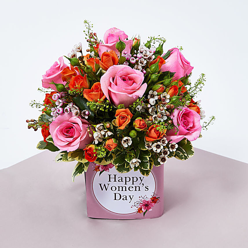 Womens Day Celebration Flowers:Women's Day Gift Delivery in UAE