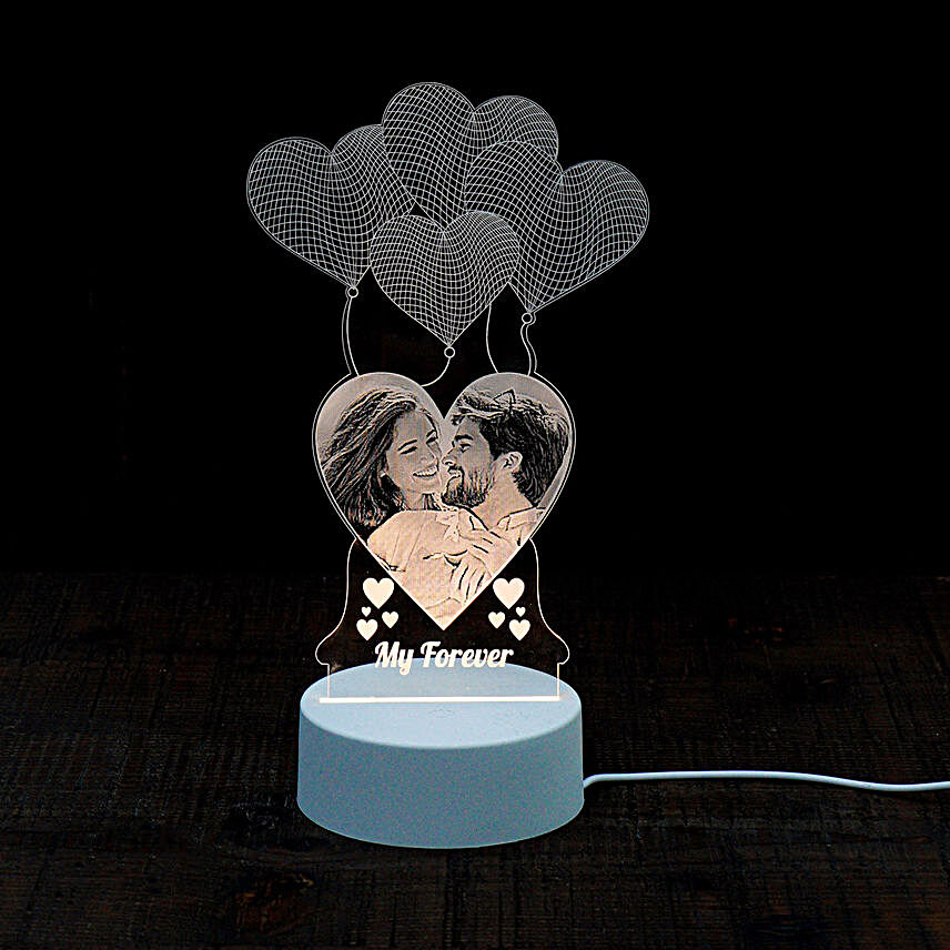 Celebrating Love Personalised LED Lamp:Personalized Gifts Dubai UAE
