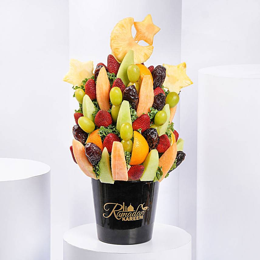Ramadan Kareem Fruit Arrangement:Fruit Basket Delivery UAE