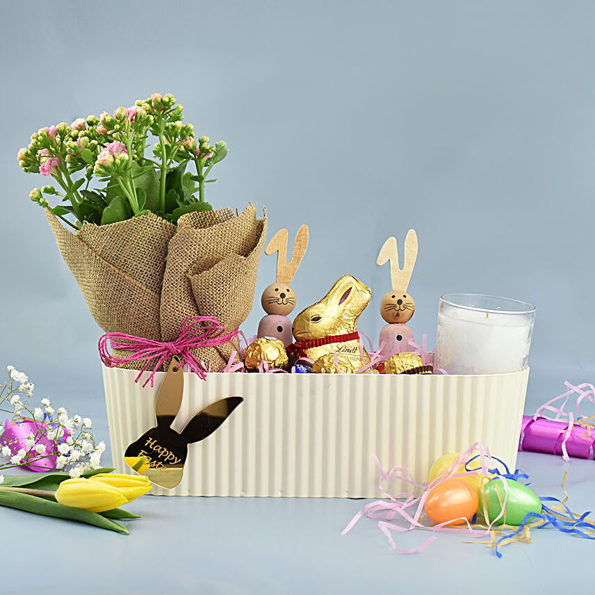 Easter Wishes Hamper With Plant
