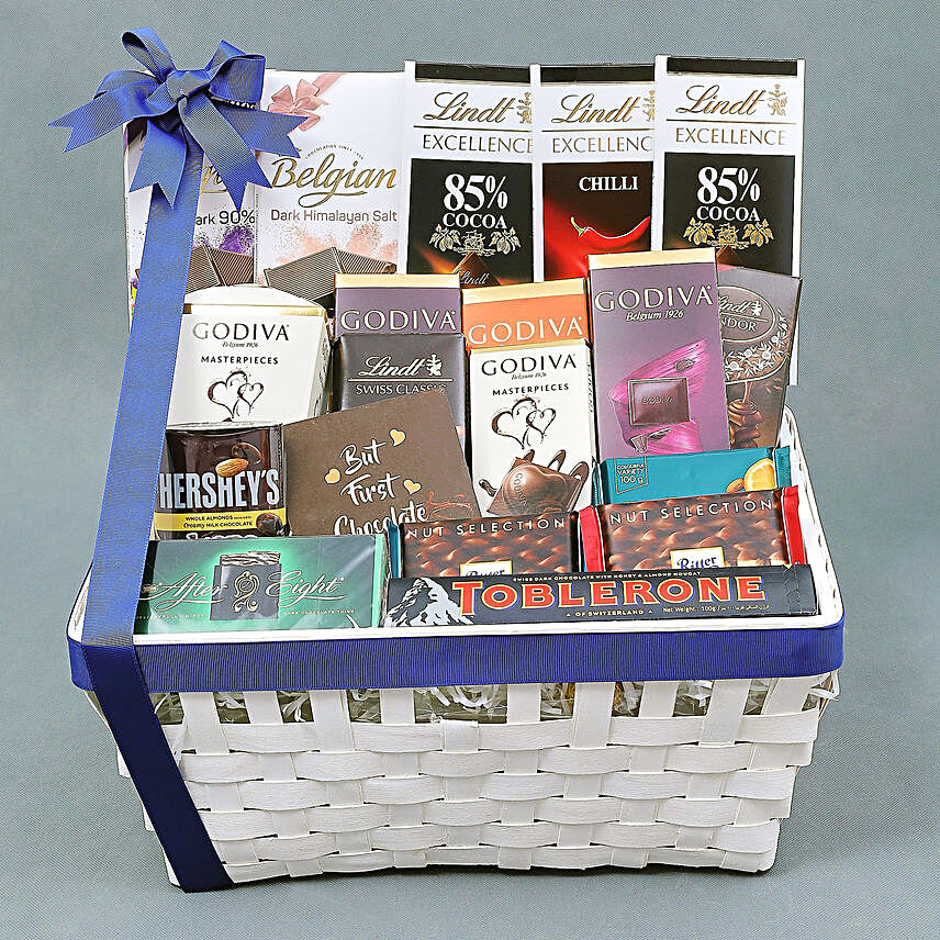 Dark Chocolates Love Big Basket:Gift Baskets to UAE