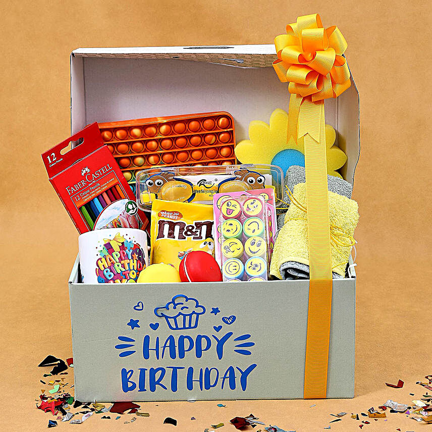 Happy Birthday Joy Box For Kids:Birthday Gift Hampers to UAE