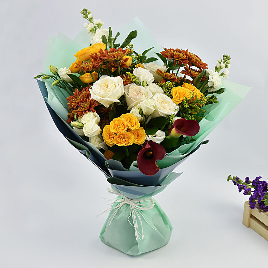 Flower Clouds Bouquet:Send Fathers Day Gifts to UAE