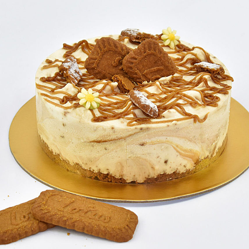 Flavourful Lotus Cheesecake:Send Cakes to UAE