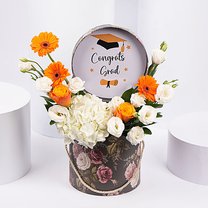Graduation Flowers Box
