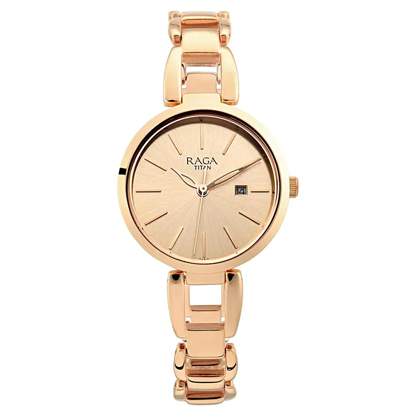Titan Raga Rose Gold Watch for Her