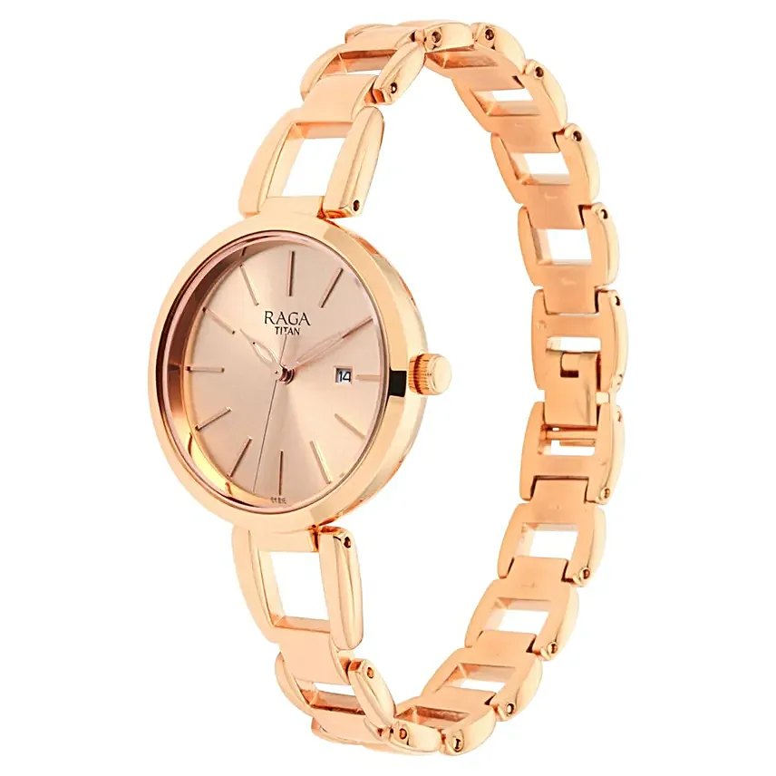 Titan Raga Rose Gold Watch for Her