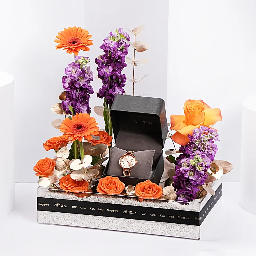 Titan Raga Rose Gold Watch for Her