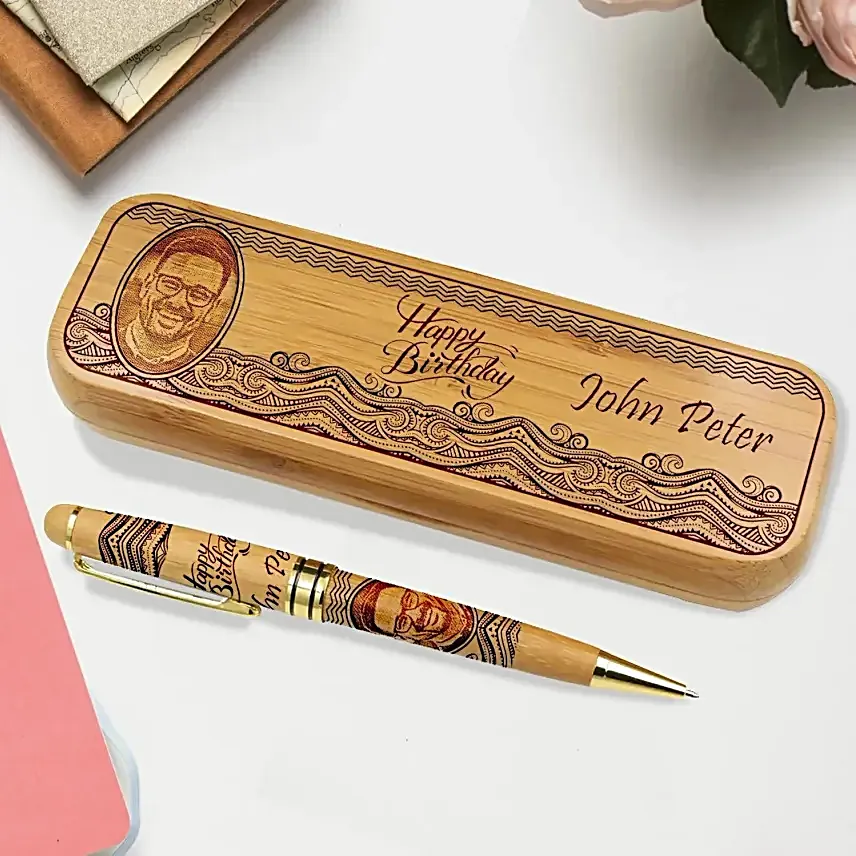 Personalised Wooden Pen for Dad