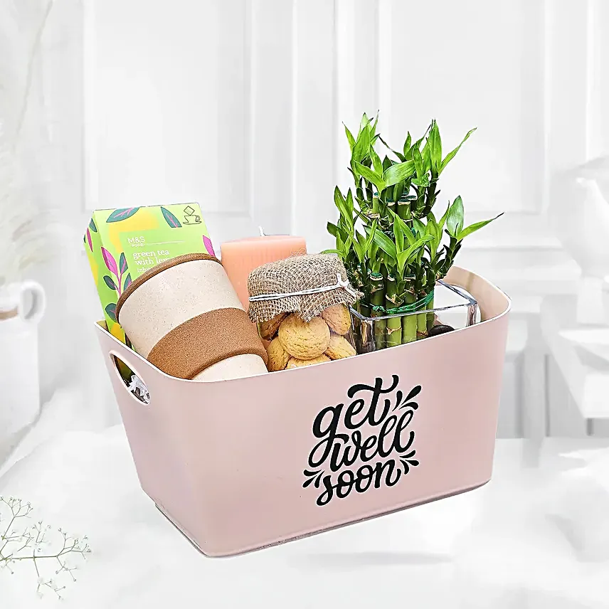 Get Well Soon Wishes Basket
