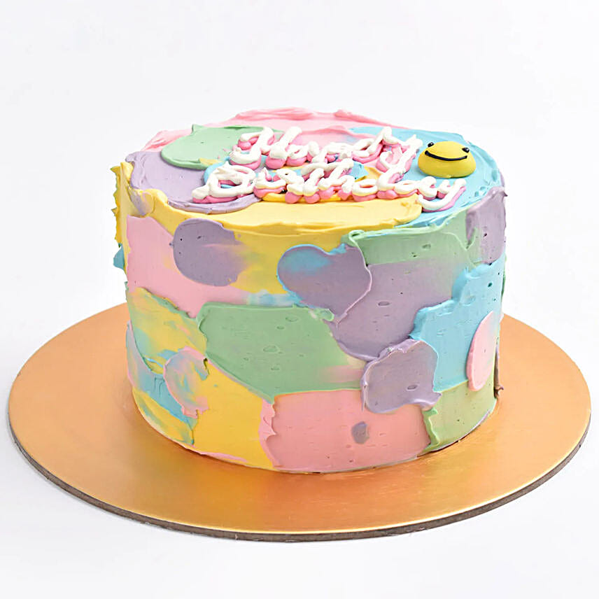 Colorful Birthday Cake