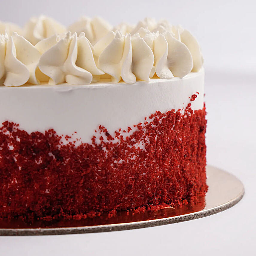 Red Velvet Photo Cake For Birthday Half kg