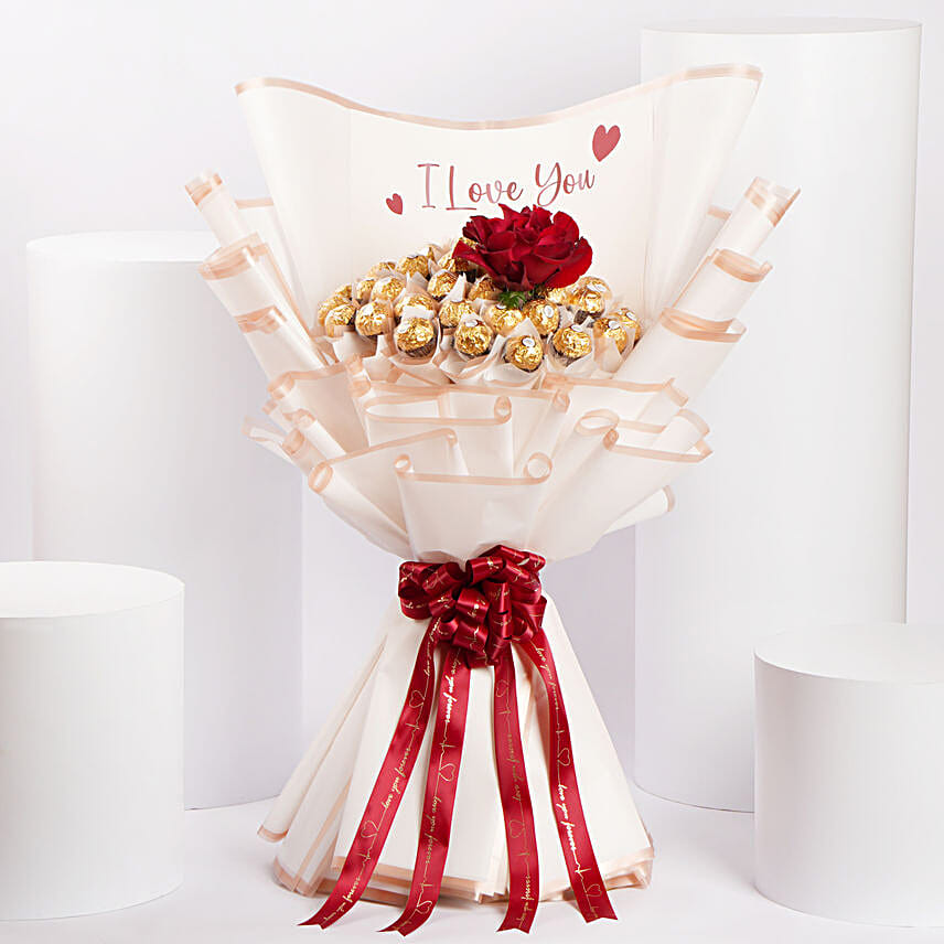 I love U Rocher Bouquet