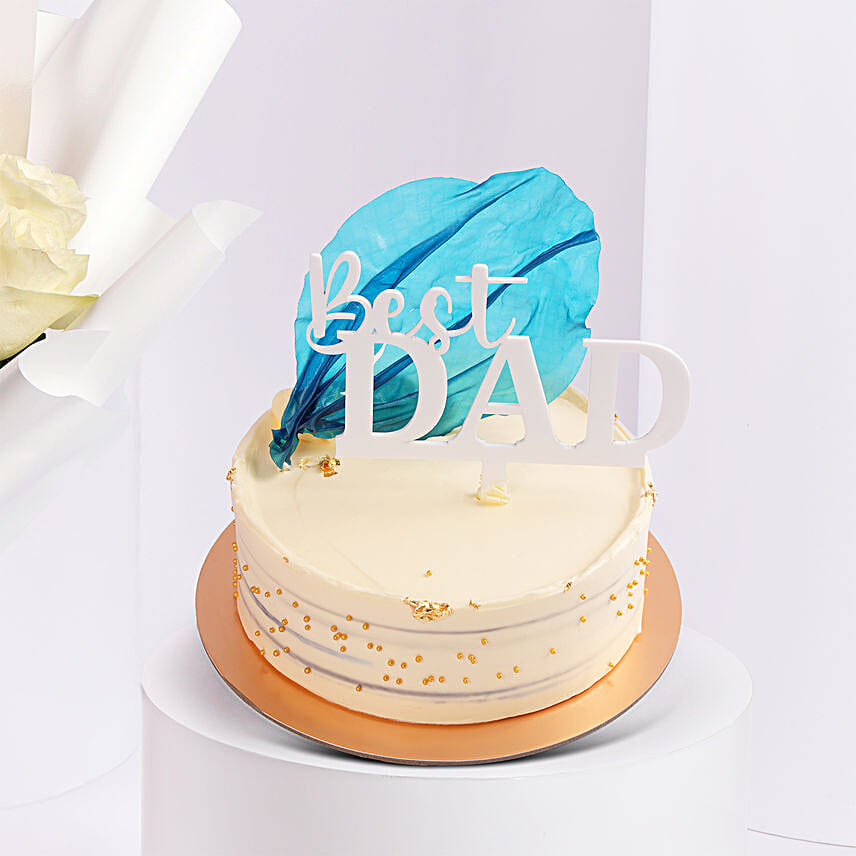 Best Dad Ever Bouquet With Cake