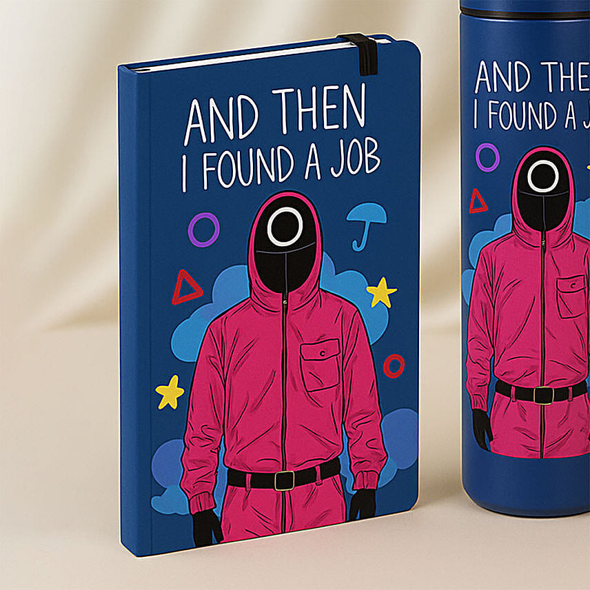 Squid Game Theme Diary and Bottle Set