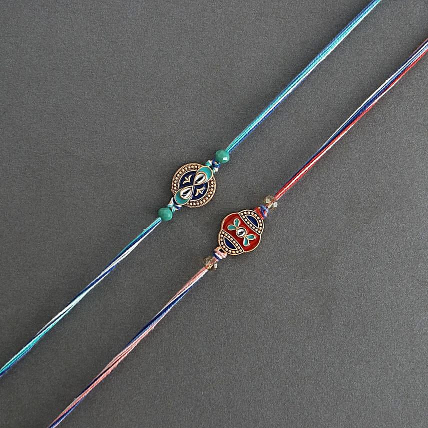 Cultural Bond Ethnic Rakhi Set
