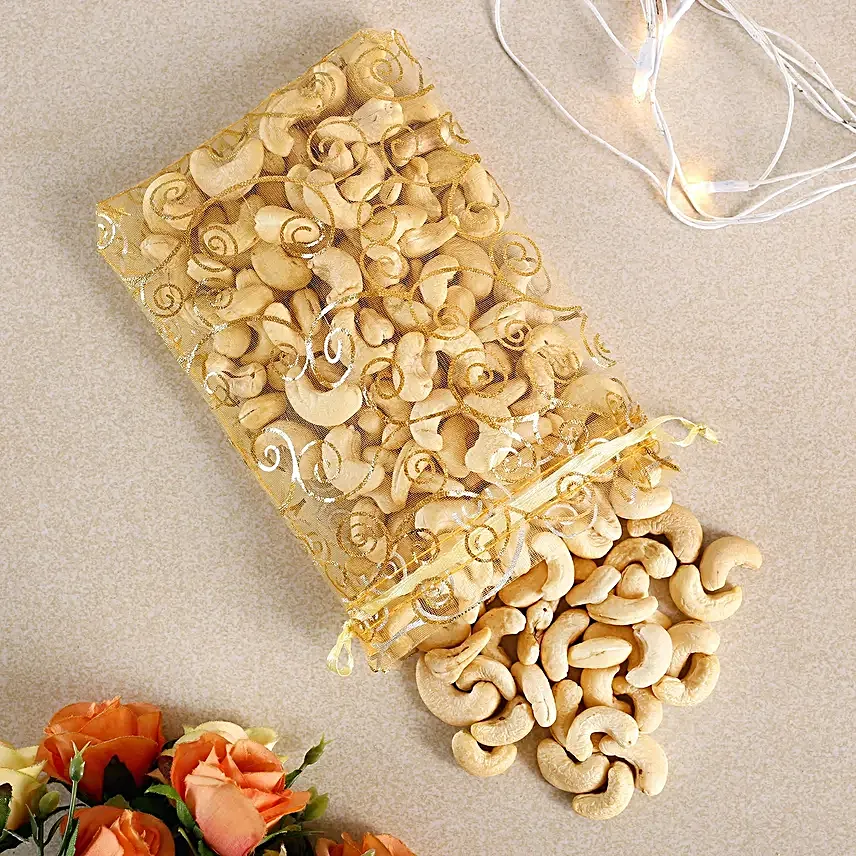 Navratan Sleek Designer Rakhi With Cashew & Almonds