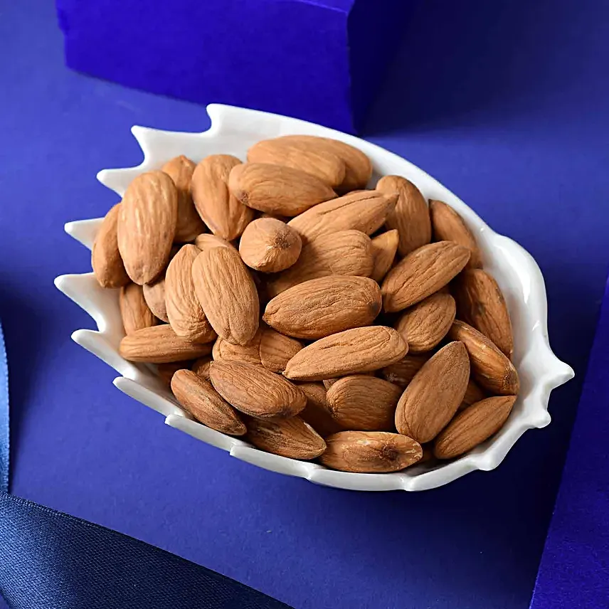 Red Spiderman Kid Rakhi And Cashew And Almonds