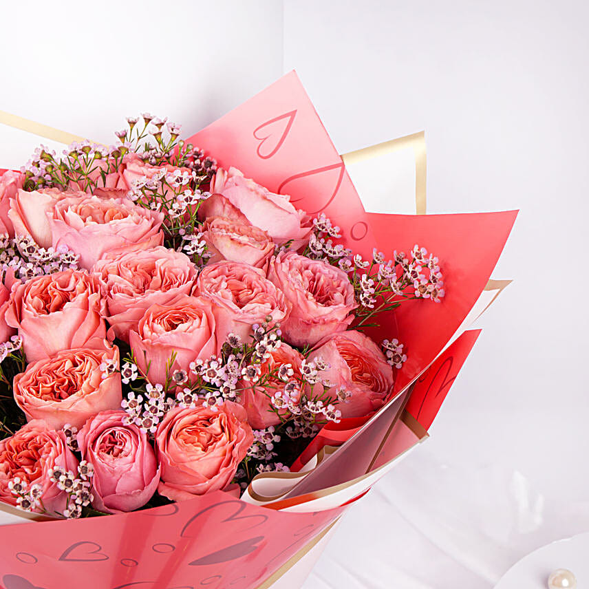 24 Premium Garden Roses for Valentines