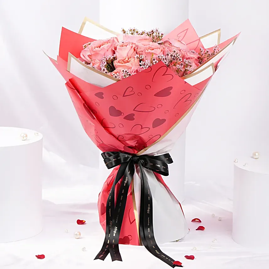 24 Premium Garden Roses for Valentines