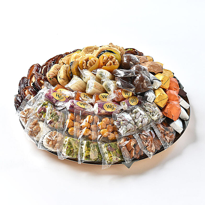 Assorted Dates and Sweets Platter By Wafi