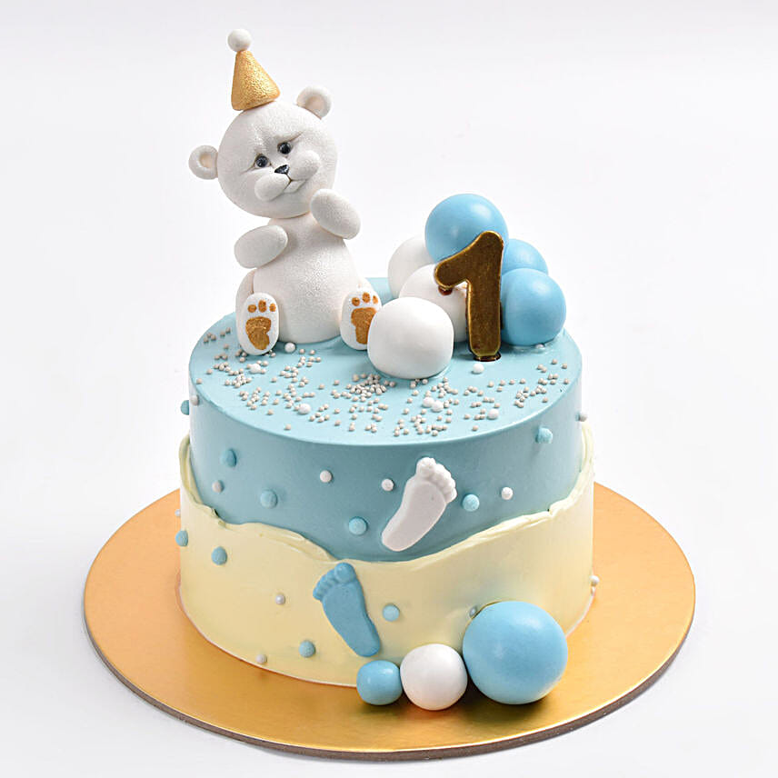 Baby Boy 1St Birthday Cake
