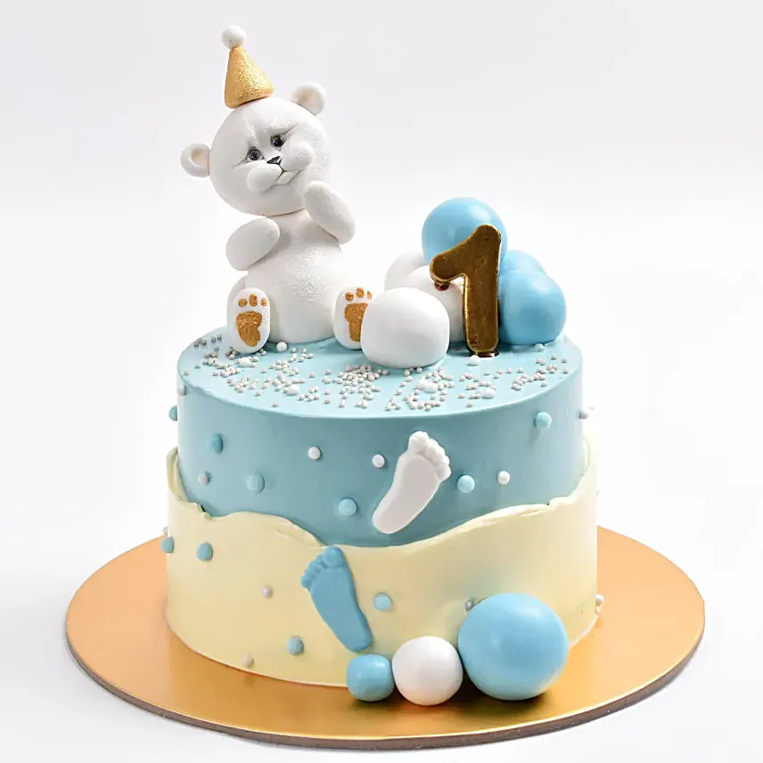 Baby Boy 1St Birthday Cake