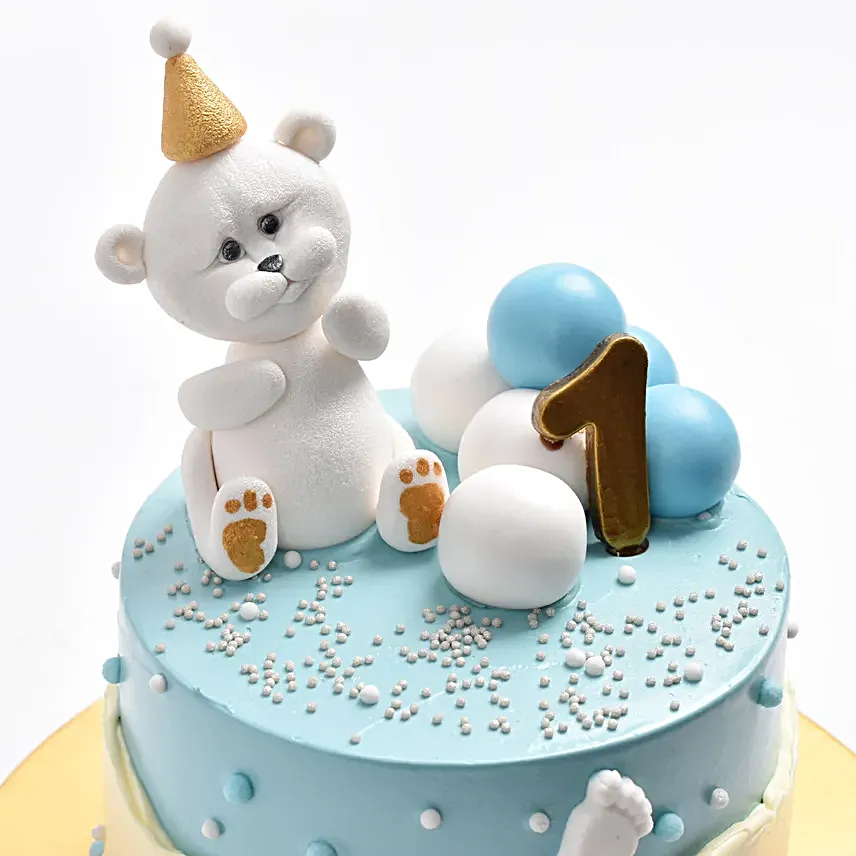 Baby Boy 1St Birthday Cake