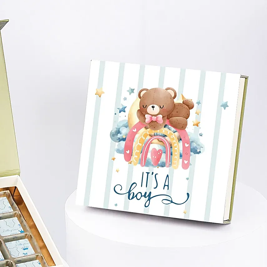 Baby Boy Congratulation Chocolate Box