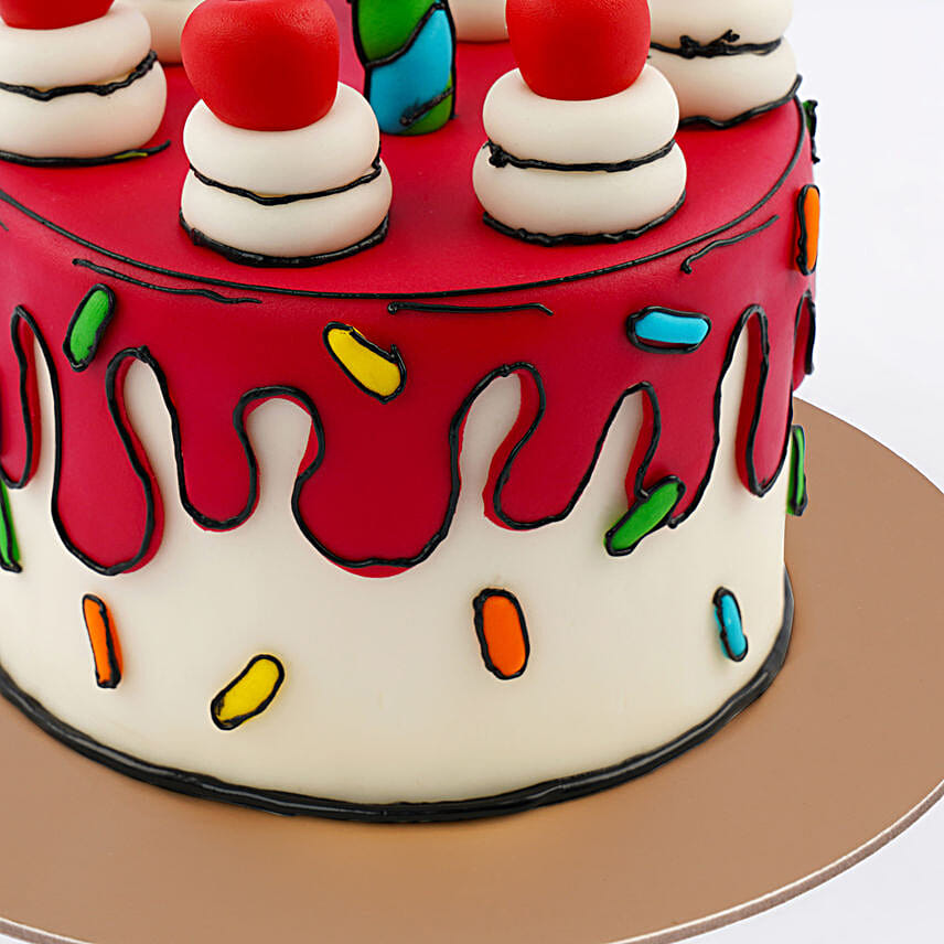 Birthday Candle Chocolate Cake