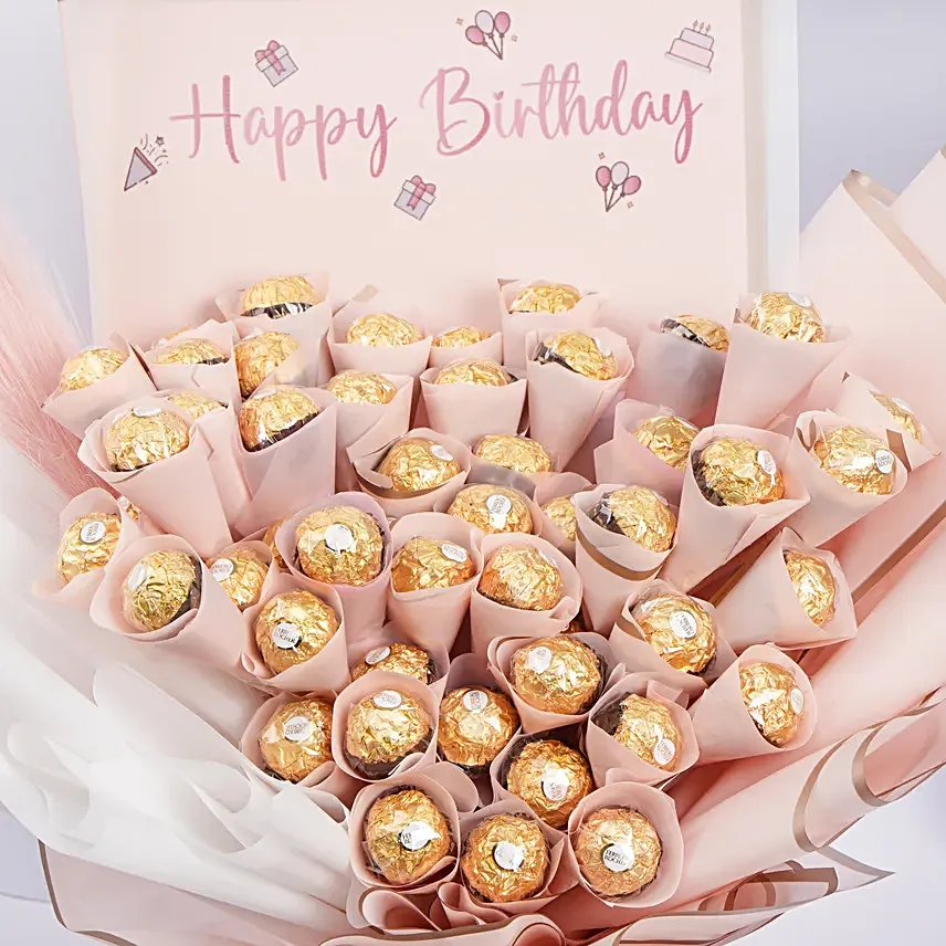 Birthday Rocher Bouquet