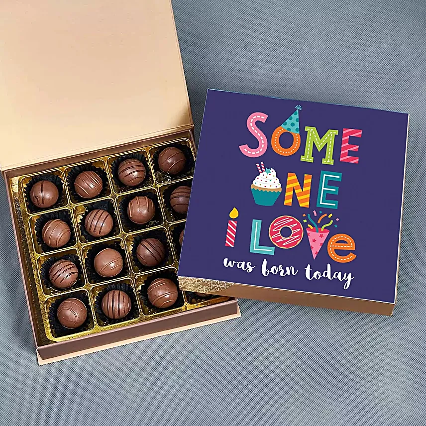 Birthday Wishes Chocolate Truffles