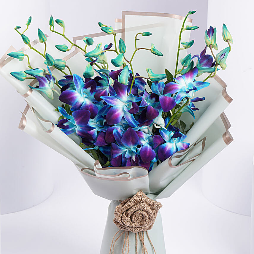 Blue Orchids Bouquet
