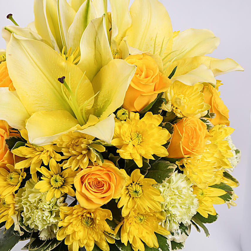 Bowl Of Happy Flowers