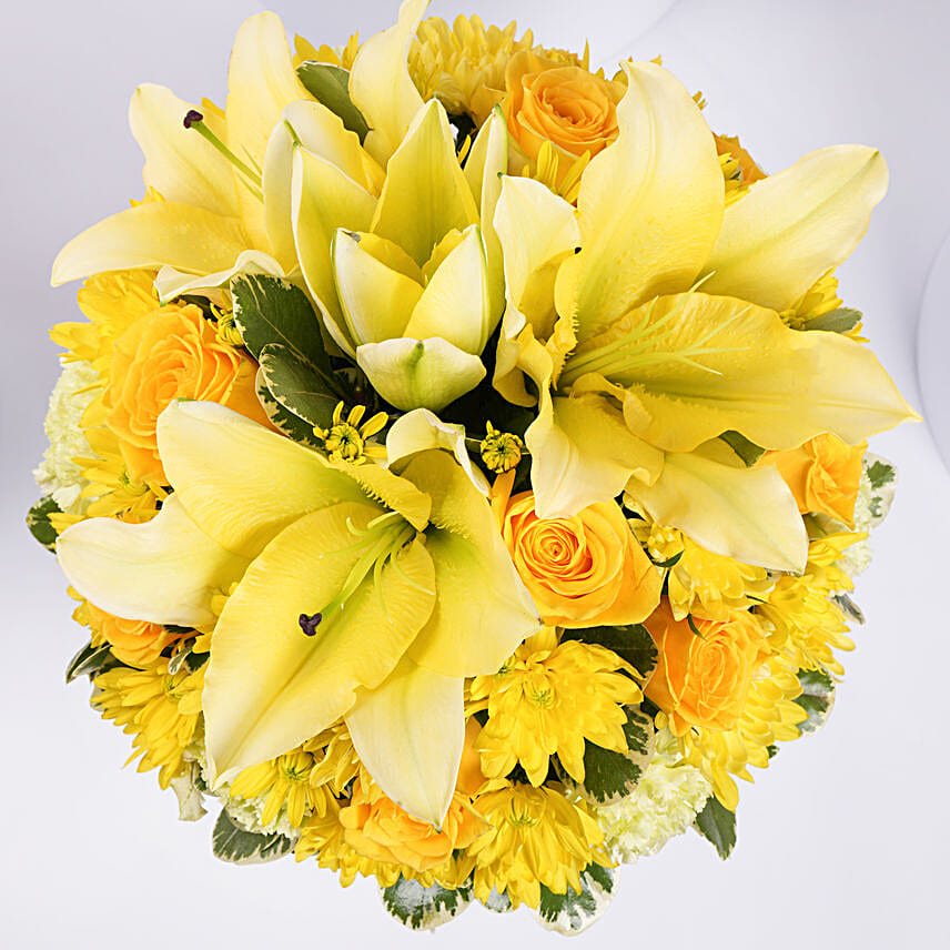 Bowl Of Happy Flowers